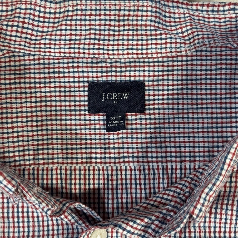 J CREW - Men's Button Down Cotton Long Sleeve Shirt Size XL Tall (XL-T) - Picture 2 of 7